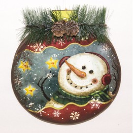 Light-Up Snowman Wall Hanging