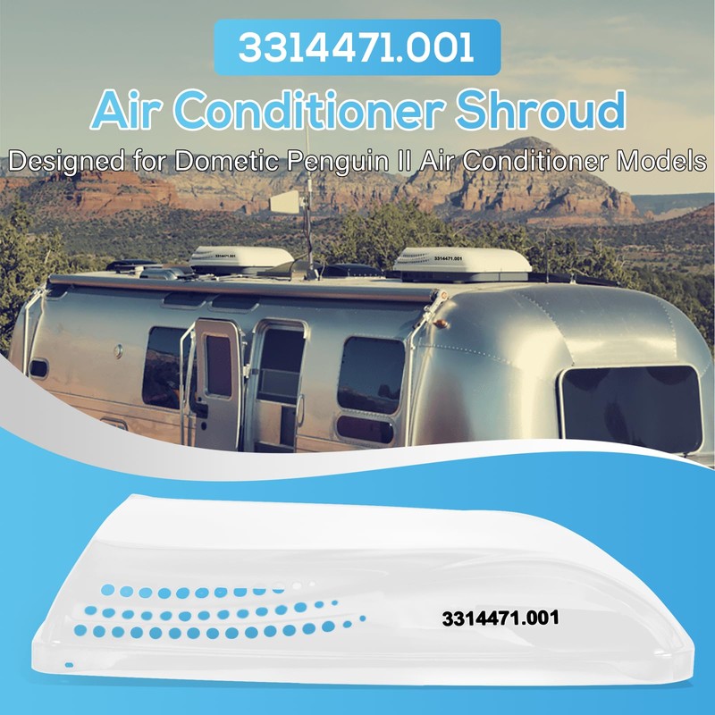 3314471.001 RV Air Conditioner Shroud Assembly Fits for Dometic Penguin