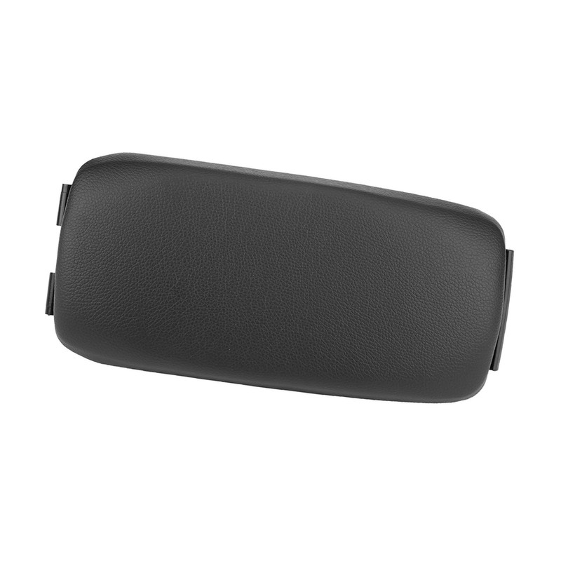 Car Black Leather Center Console Armrest Lid Cover for A3