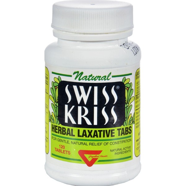 Swiss Kriss Herbal Laxative Tablets 120 ea ( Packs of
