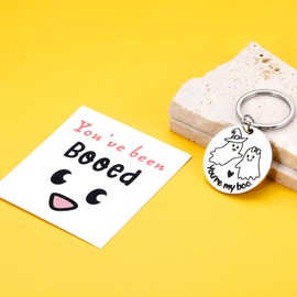 TI-EDC Valentines Day Gifts for Him Men, Christmas Gifts for Her Women,Valentines Basket Stuffer Gifts for Girlfriend, Boo Keychain for Women,Wedding gifts for Him Her, Funny Keychain