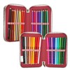 Depesche 13640 TOPModel LEOHEART with Bows Filled 3-Compartment Pencil Case