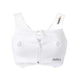 Medela Easy Expression Bustier, Hands-Free Pumping Bra, White, Small