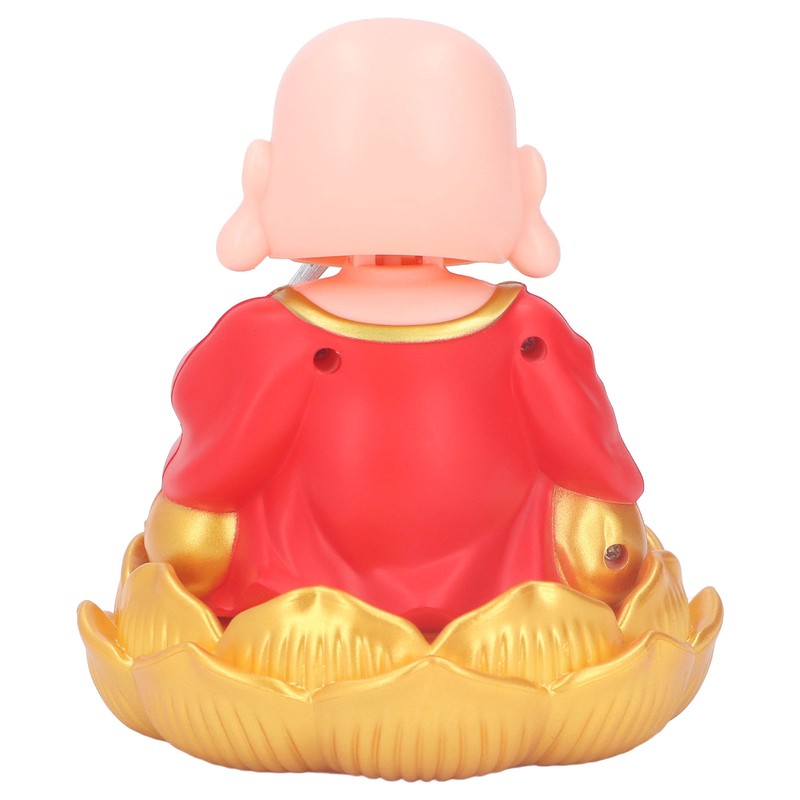 Nodding Smiling Buddha Maitreya Automatic Laughing Car Dashboard Solar Buddha