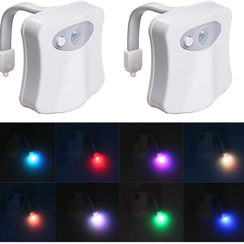 Light Motion Activated Toilet Led Light2 Packs ，-Color Motion Sensor