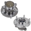 KUSATEC 512570 2pcs Rear Wheel Bearing and Hub Assembly Compatible