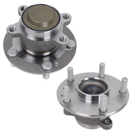 KUSATEC 512570 2pcs Rear Wheel Bearing and Hub Assembly Compatible with 2016-2021 Honda Civic, 2019-2022 Insight, 5 Lug Bolts w/ABS