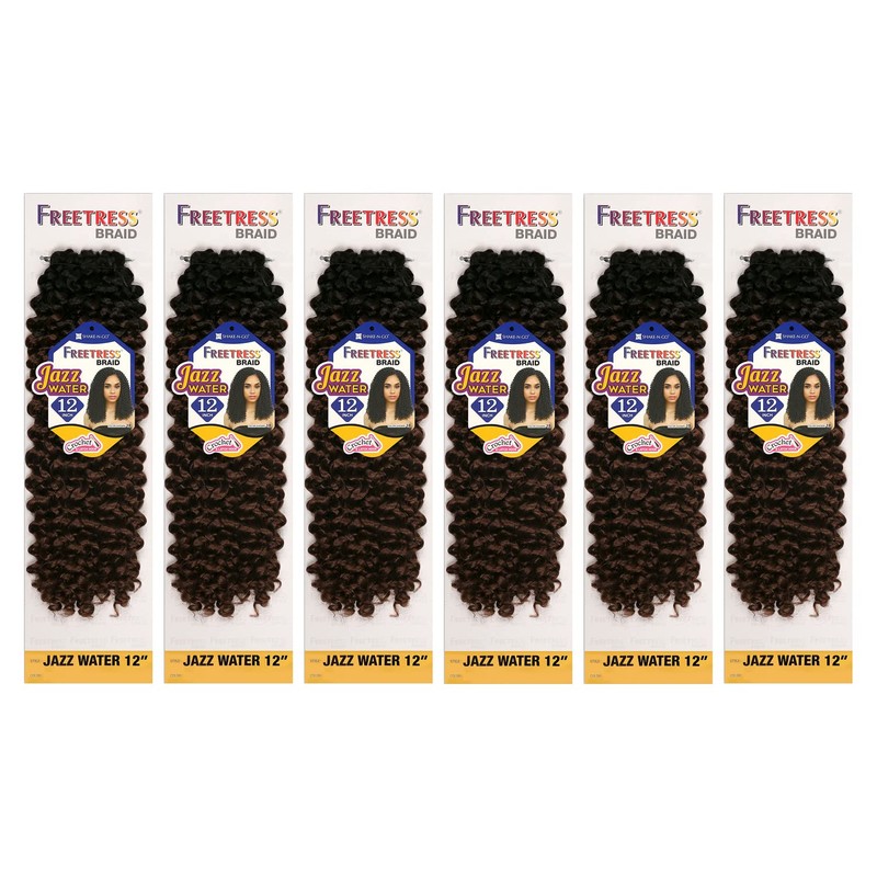 MULTI-PACK DEALS! FreeTress Synthetic Hair Crochet Braids Jazz Water 12"