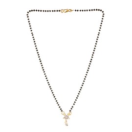 Efulgenz Indian Bollywood Traditional Wedding Bridal CZ Mangalsutra Pendant Necklace Jewelry for Women