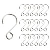 YIEUR Pack of 200 S Shape Mini Hooks Stainless Steel