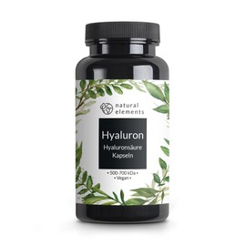 Hyaluronic Acid Capsules - High Dose, 400 mg - 90 Capsules - Laboratory Tested, Do Not Contain Magnesium Stearate - 500-700 kDa - Vegan and Made in Germany