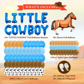 Cowboy Baby Shower Decorations For Boy Western Baby Shower Decorations Cowboy Decorations Western Decorations Baby Boy Balloons Cow Baby Shower Decorations For Boy Boy Baby Shower Backdrop