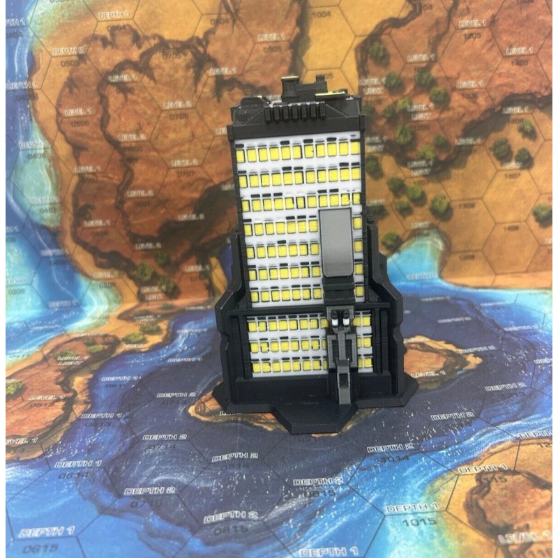 HexForge Black Ops- StarCrest Hotel Hex 6mm Terrain by Resinant