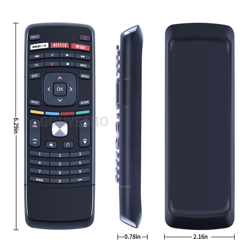 XRT112 Remote Control for Vizio Smart TV E500i-B1 E500i-B0 E550i-A0E