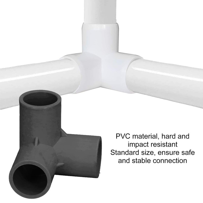 PVC Pipe Connector 3 Way Multifunction Pipe Connector ID25mm Indoor