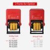 FUNFANG Date Stamp Printer, Portable ABS Plastic Rectangular Date Printer,