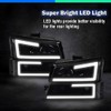 DOTCOM LED Headlights Assembly,Fit 2003-2006 Chevy Avalanche 1500 2500/Fit Chevy