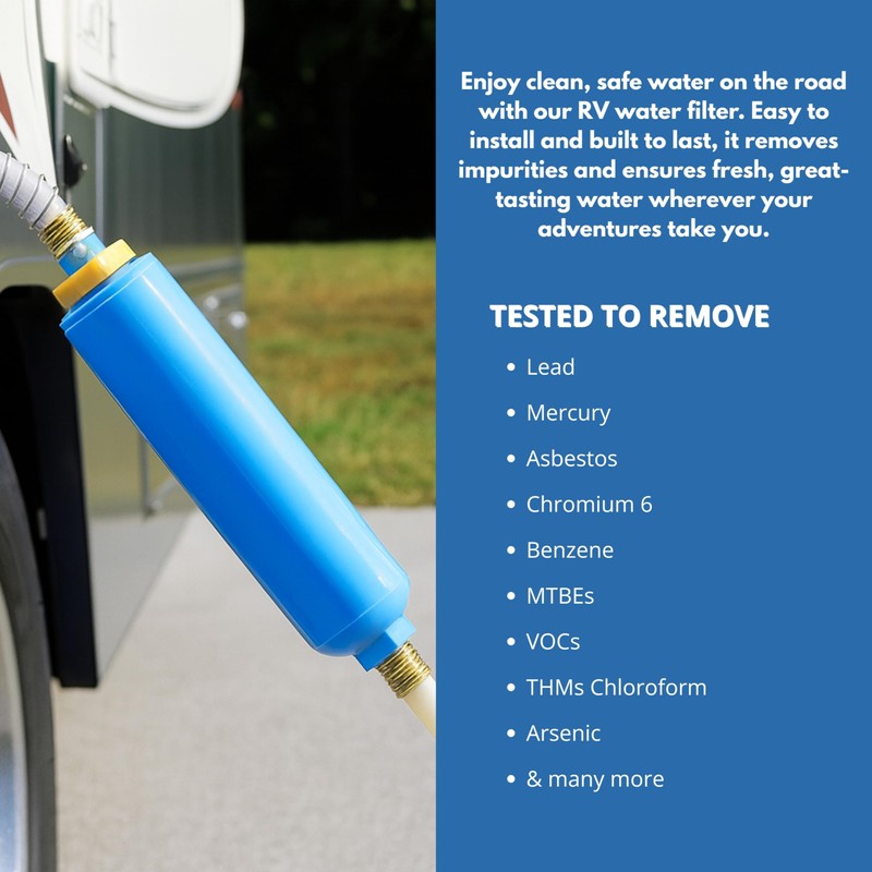 Nispira 40043 Inline Water Cartridge Compatible with RV/Marine Water Filter