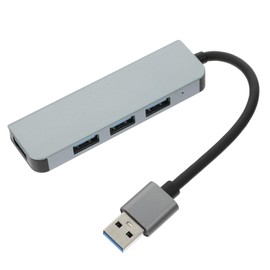 KOMBIUDA USB Hub Port Splitter High Speed USB Connector for Laptops and Lightweight Design for Charging and Data Transfer with Multiple Devices