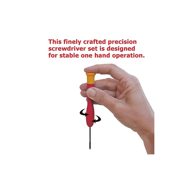 IVY Classic 17106 6-Piece Precision Screwdriver Set, Chrome Vanadium Steel,