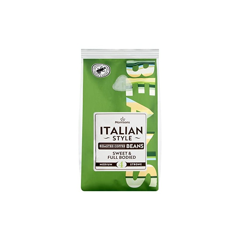 Morrisons Italian Style Roasted Coffee Beans, 227g