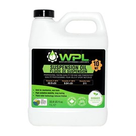 WPL High Performance Bicycle Suspension Oil 1L (10wt) - Premium Bike Oil for Shocks and Forks - Provides Extreme Lubricity and Smooth Compressions