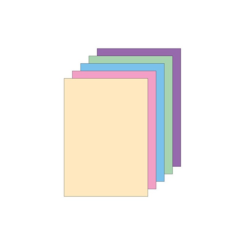 APLI 15278 - Assorted Pastel Colours, A4, 100 Sheets