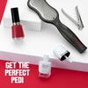 Revlon Silver Toenail Clipper with Foldaway File Easy Trimming Lifetime