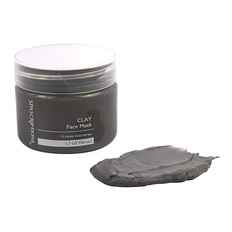 SpaScriptions Dead Sea, Charcoal, & Clay Gel Face Mask with