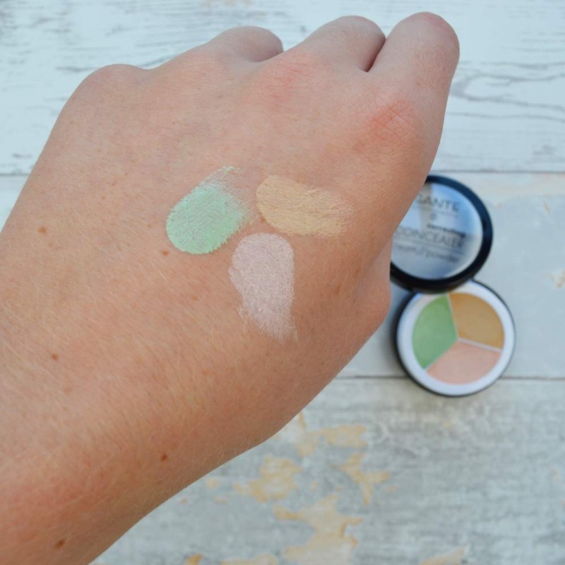 SANTE Naturkosmetik Correcting Concealer, 3-in-1, 3 Colour Shades for Covering