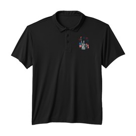 Statue of Liberty American Flag 4th of July USA Pride Performance Polo Shirt