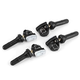 Ejoyous Car Tyre Pressure Sensor, Set of 4, TPMS Tyre Pressure Sensor, Car Tyre Valve Stem, Tyre Pressure Monitoring Sensors and Control System, TPMS 2036832, Suitable for Ecosport/Fiesta/Focus