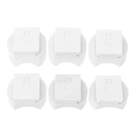 Tofficu 6Pcs Superior Nylon Dies for Ring Bender, Nylon Dies for Ring Bending Tool, Ring Bender Replacement Dies, Jewelry Pressing Machine Dies