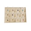 Svea Display Premium Grade Beige Velvet Jewelry Organization Tray for