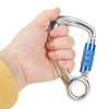 Climbing Carabiner Auto Lock Safe Large Opening 30KN Captive Eye
