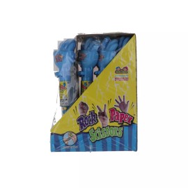 Kidsmania Rock Paper Scissors, Candy Filled Pack Of 12 - 5.5oz Each