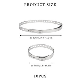 10 Stück Cv Achsmanschetten Schellen,Antriebswellenmanschette,Klemmschelle,Cv Schlauchschellen Set,Rohrschellen,5 Stück Große Und Kleine Verstellbare Klemmschelle Achsmanschette,Für Die Meisten Auto