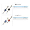 SUNLINE MST Fishing Love Pin On Reel, Red