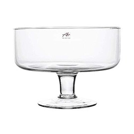 Glasschale BOWL ON FOOT Glas Schale Kelch 17,5 cm, Ø 24 cm