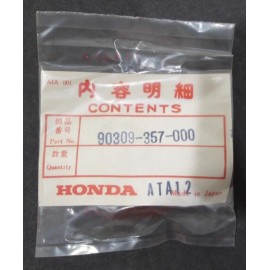 Honda New Honda 90309-357-000 Hex Nut Genuine OEM Service Part