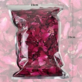 Flower Confetti Wedding 100 g, Flower Confetti Wedding Dried Rose Petals Wedding Organic Confetti Wedding Rose Degradable for Birthday Proposal Party Celebrations