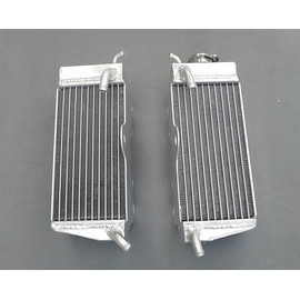 Aluminum Radiator + Silicone hose For 1985-1987 Honda CR250R CR250 1986 85 86 87 (Red)