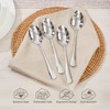 HIKAA 4-Piece Dinner Spoons Set, 8-Inch 18/10 Stainless Steel Spoons,