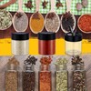 Yiyiring 50 Pack 4 oz Spice Jars Plastic Clear Empty