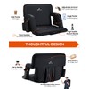Sportneer Stadium Seats with Back Support: 2.5'' Thick Comfy Cushion