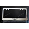 none BENTLEY Logo License Plate Frame, Custom Made of Stainless
