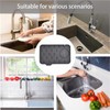Sink Splash Guard, Pack of 2 Mini Kitchen Faucet Mat,