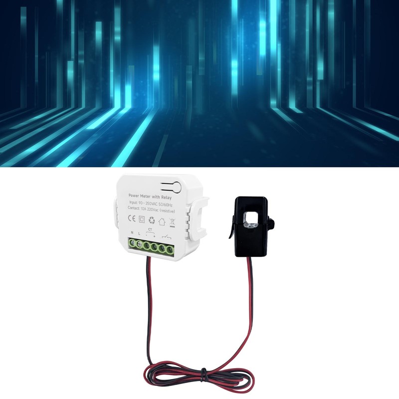 WiFi Smart Energy Monitor Single Phase Clamp Electricity Meter with