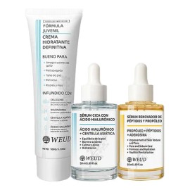 Rutina Facial Weud Reafirmante Reparadora Y Hidratante 3pzs                                                                                           