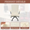 sourcing map Office Chair Covers, Stretchable Rotating Chair Slipcover Desk